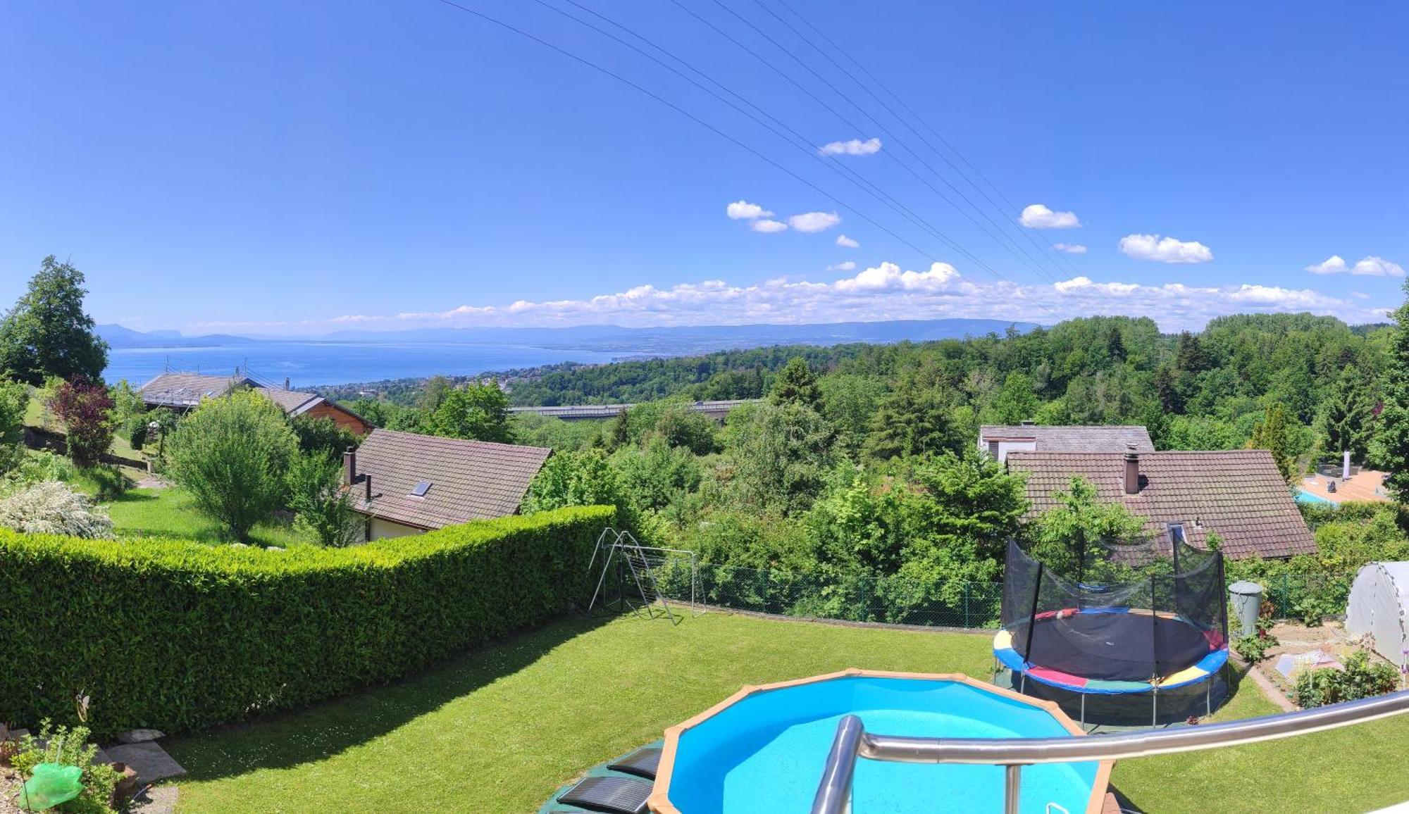 Beau Studio Avec Terrasse Et Vue Exclusivement Pour Non Fumeurs Belmont-sur-Lausanne Екстериор снимка